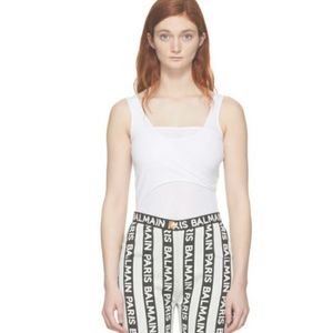 Balmain Layered Ribbed Tank